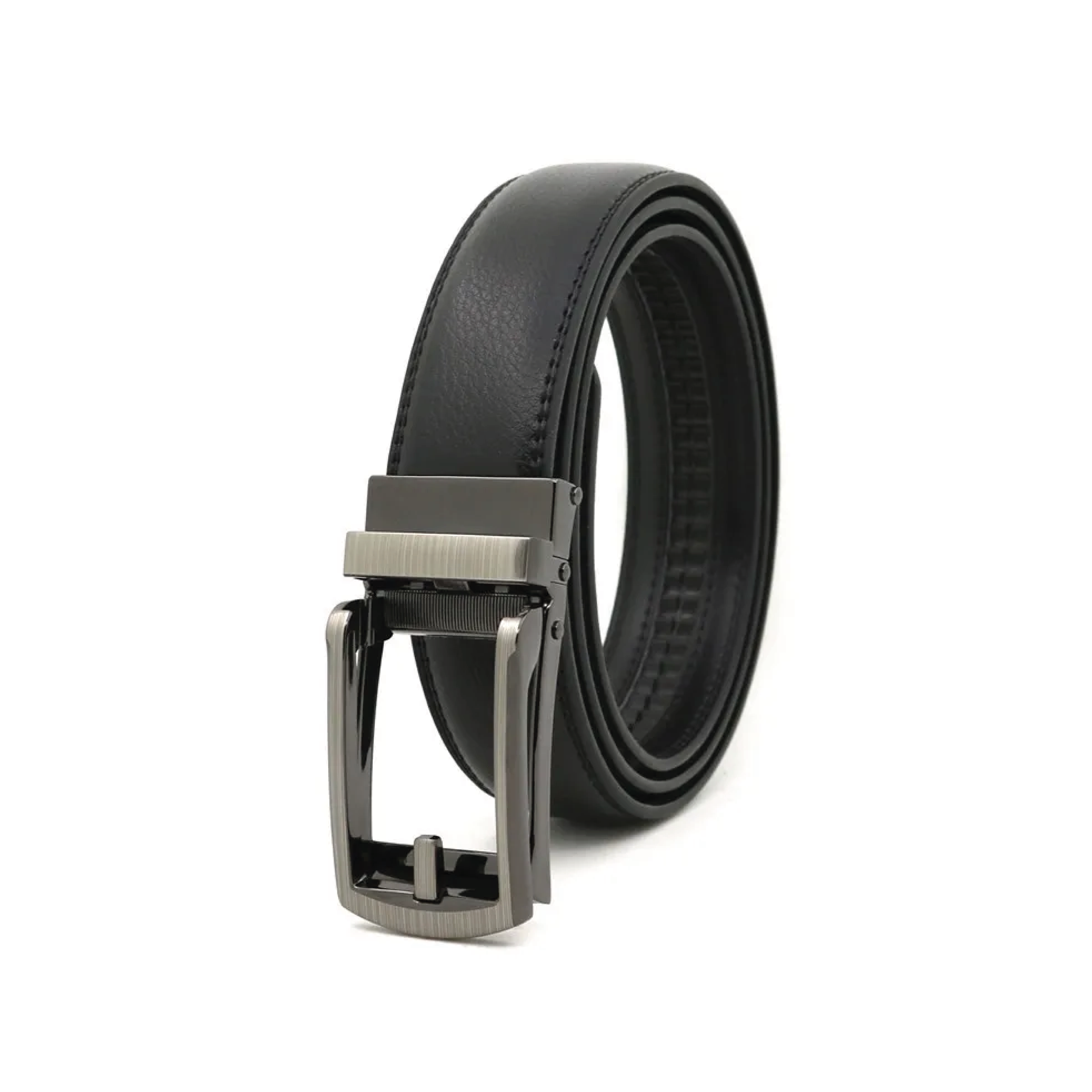 3.5cm Genuine Leather Automatic Buckle Belt Newgew