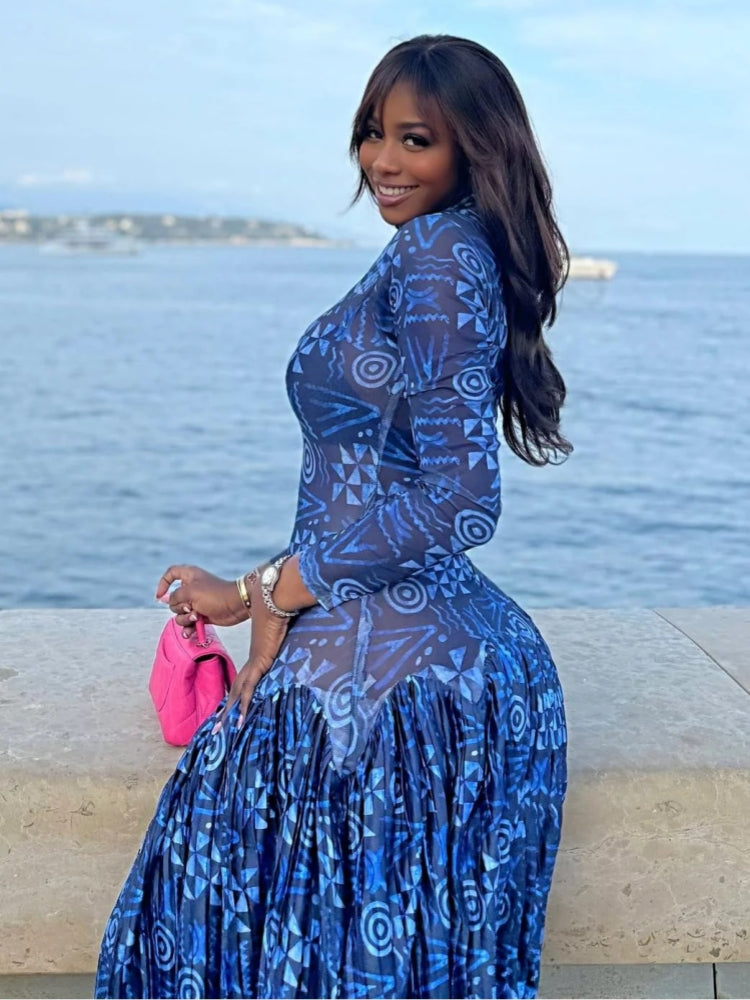 Lily Mesh Maxi Dress Newgew Dresses