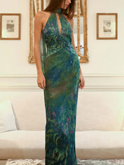Monet maxi Dress - Irises Newgew Dresses