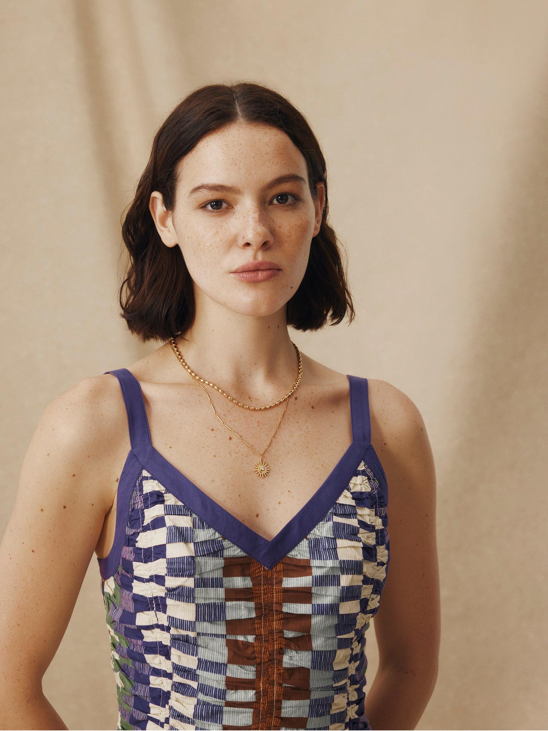 Algodonian Geometry Midi Dress Newgew Dresses