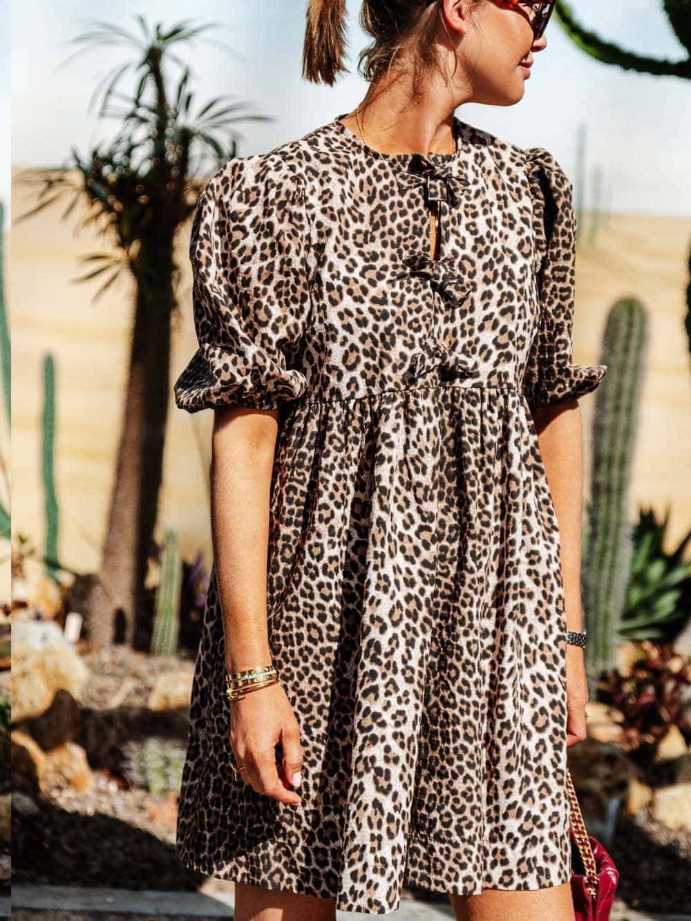 Freya Dress Leopard Newgew Dresses