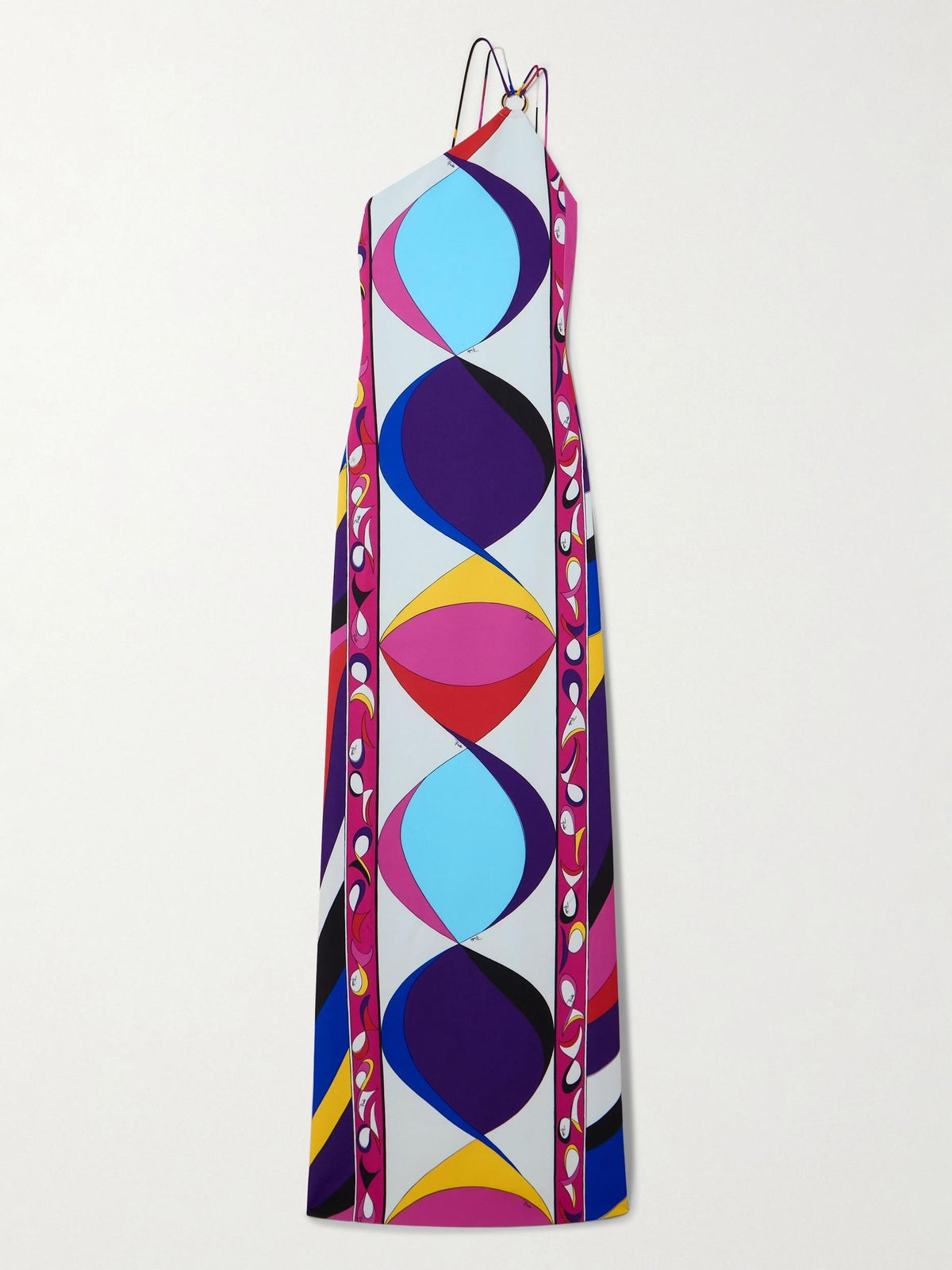 Manny Embellished One-Shoulder Printed Cady Maxi Dress Newgew Dresses