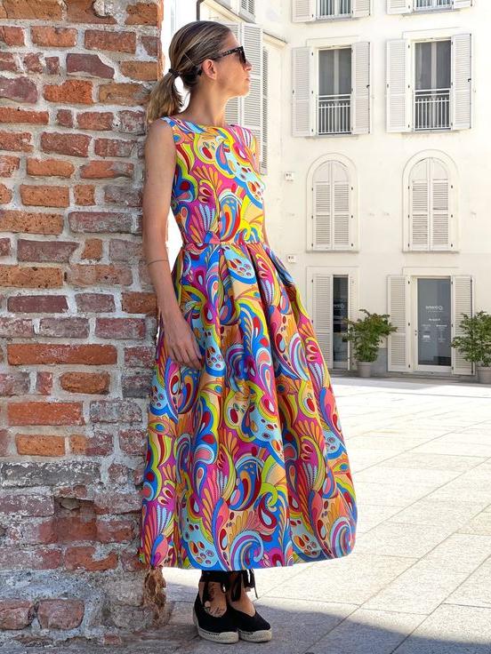 Kellys Flower Midi Dress Newgew Dresses