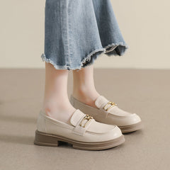 Women Casual Fashion Chain Soft Loafers Newgew Shoes