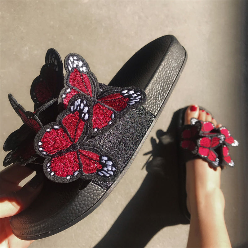 Casual Daily Patchwork Butterfly Round Comfortable Out Door Shoes NewGew