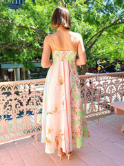 Graffiti Print Sleeveless A-Line Maxi Dress Newgew Dresses