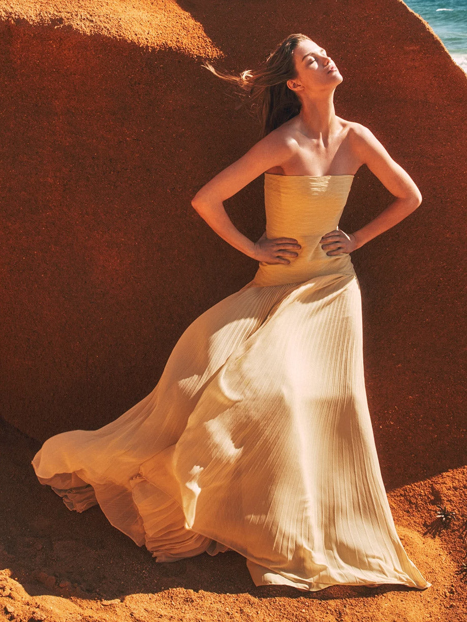 Susan Sunshine Yellow Maxi Dress Newgew Dresses