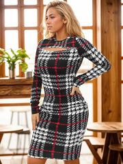 Vintage Striped Tie-Dye Dress Newgew Dresses