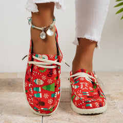 Casual Patchwork Printing Round Comfortable Shoes NewGew