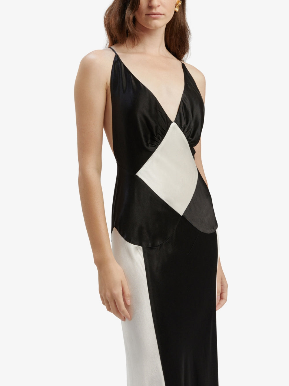 Black Ivory Contrast Maxi Dress Newgew Dresses