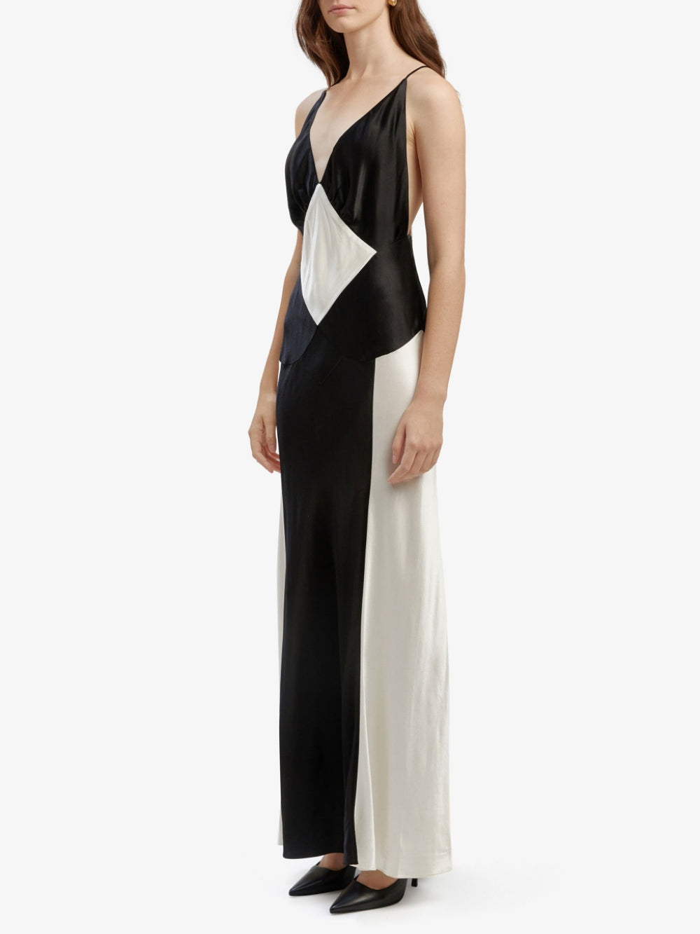 Black Ivory Contrast Maxi Dress Newgew Dresses