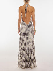 Camoni Polka Dot Diary Maxi Dress Newgew Dresses