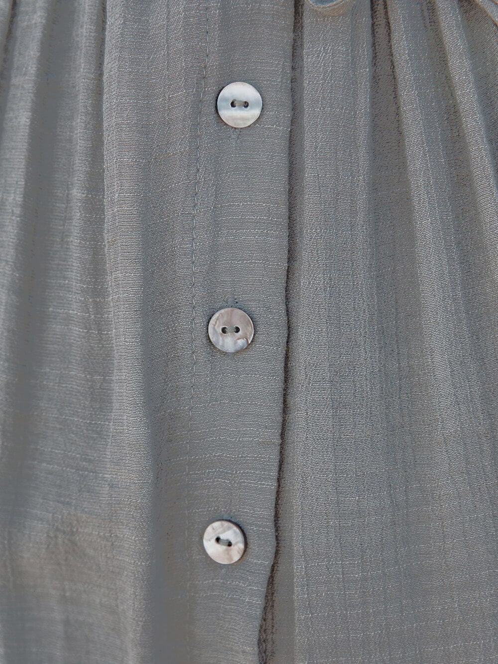 Button Cotton Linen Perfect Beach Boho Maxi Dress Newgew Dresses