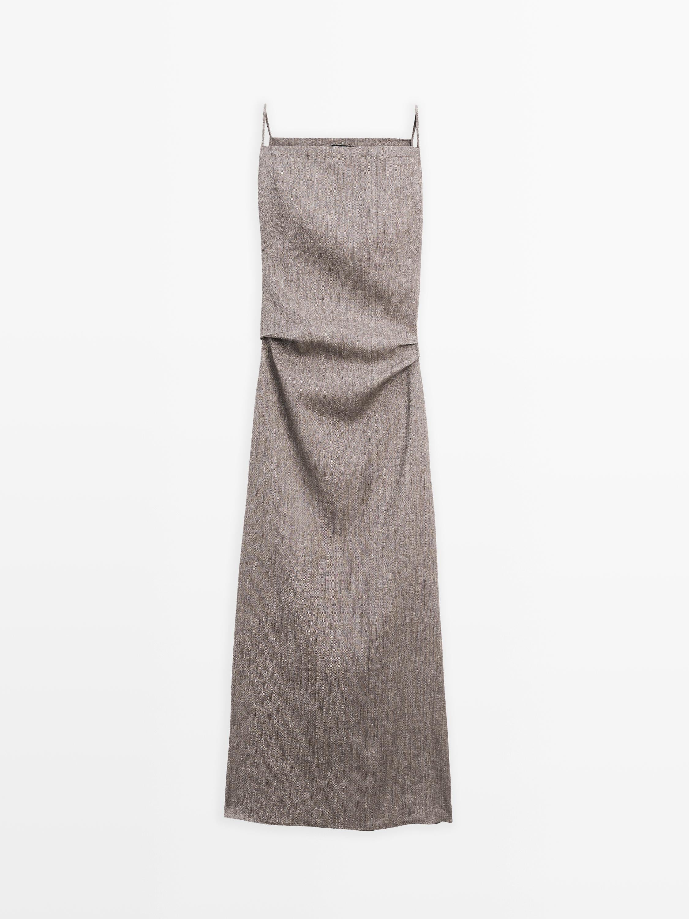 Flowy Square Neck Midi Dress Newgew Dresses