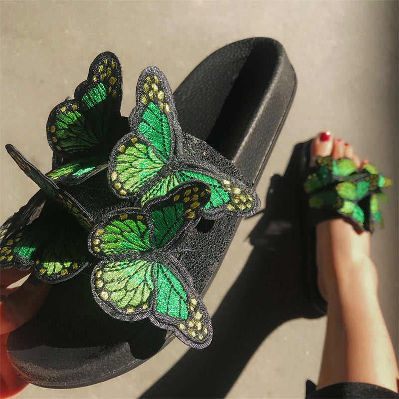 Casual Daily Patchwork Butterfly Round Comfortable Out Door Shoes NewGew