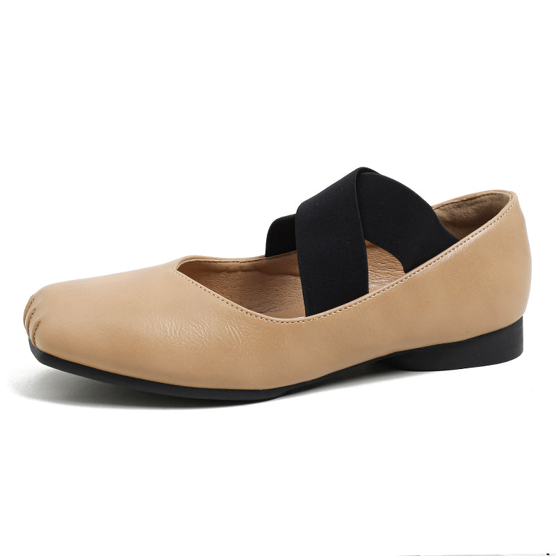 Women Minimalist Casual Cross Strap Soft Flats Newgew Shoes