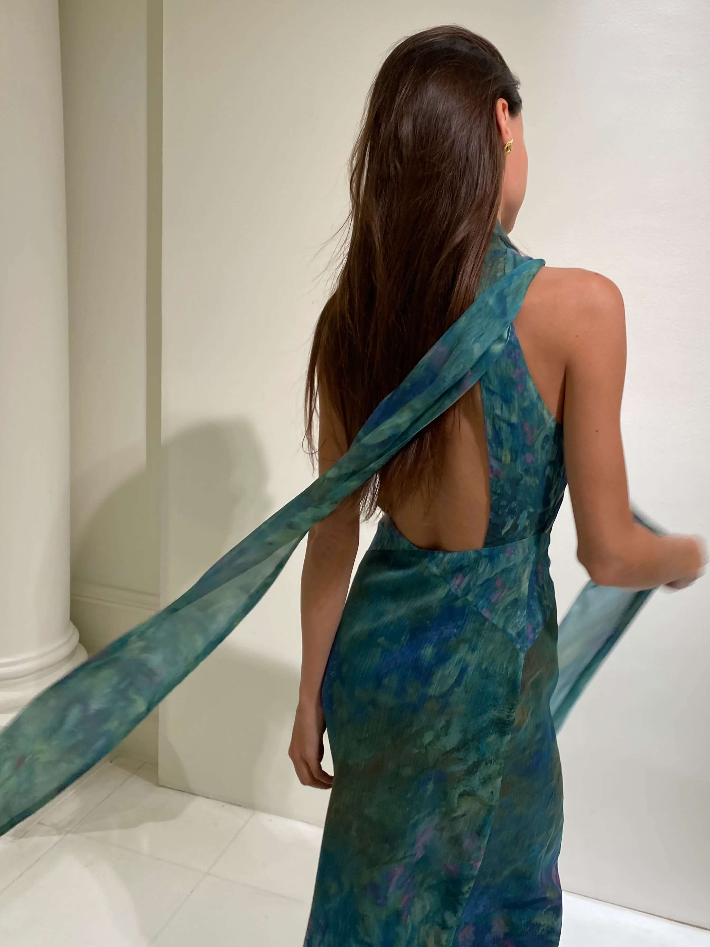 Monet maxi Dress - Irises Newgew Dresses