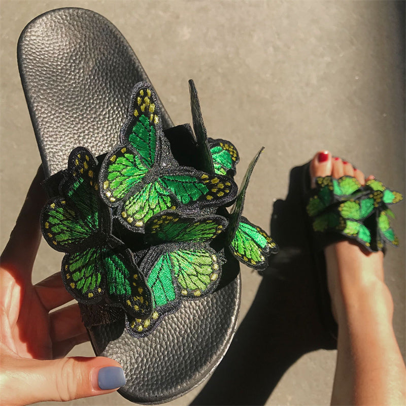 Casual Daily Patchwork Butterfly Round Comfortable Out Door Shoes NewGew