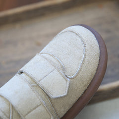 Women Retro Velcro Soft Flat Casual Shoes Newgew Shoes