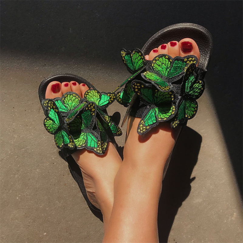 Casual Daily Patchwork Butterfly Round Comfortable Out Door Shoes NewGew