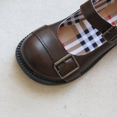 Women Retro School Style Casual Shoes Newgew Shoes