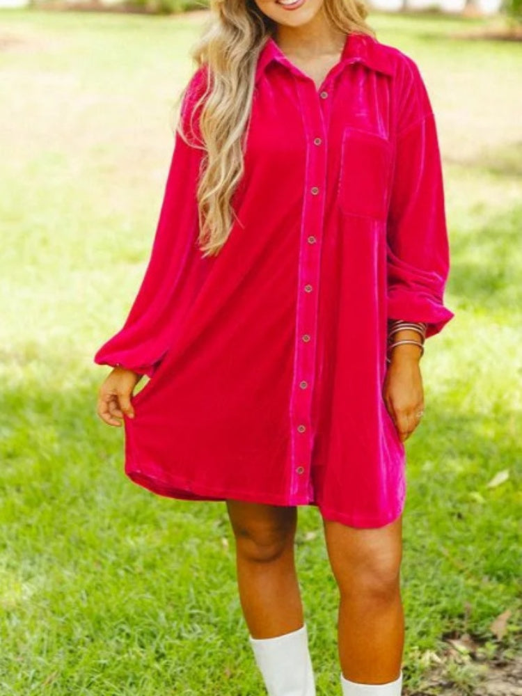 Casual Loose Shirt Dress Newgew Dresses