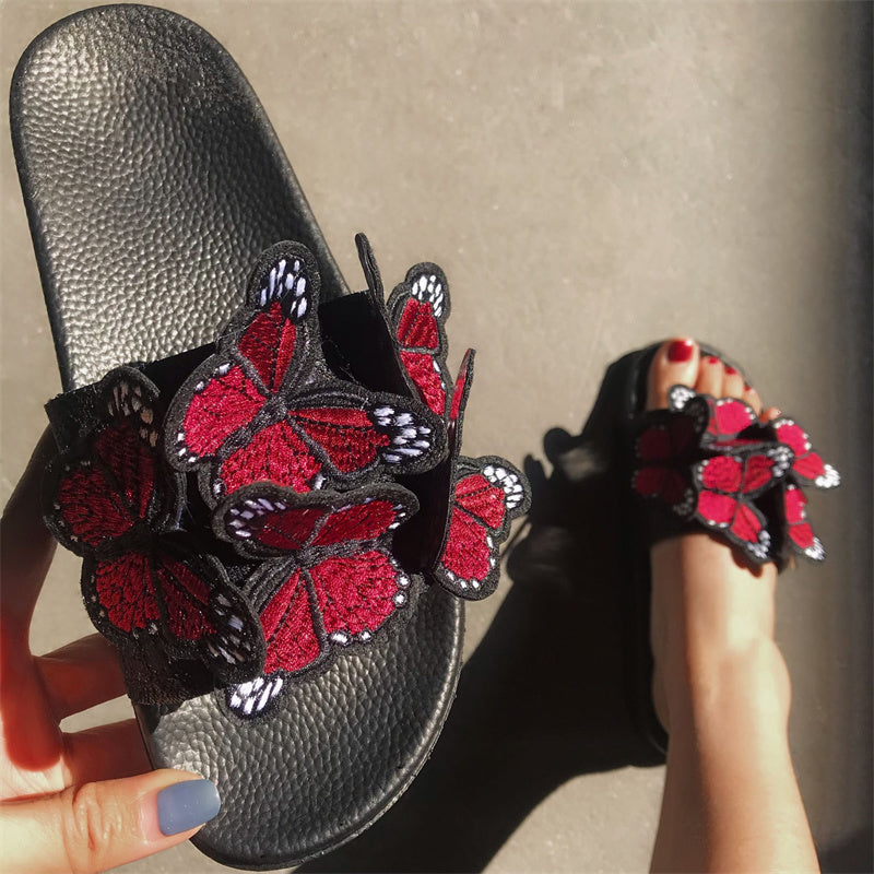 Casual Daily Patchwork Butterfly Round Comfortable Out Door Shoes NewGew