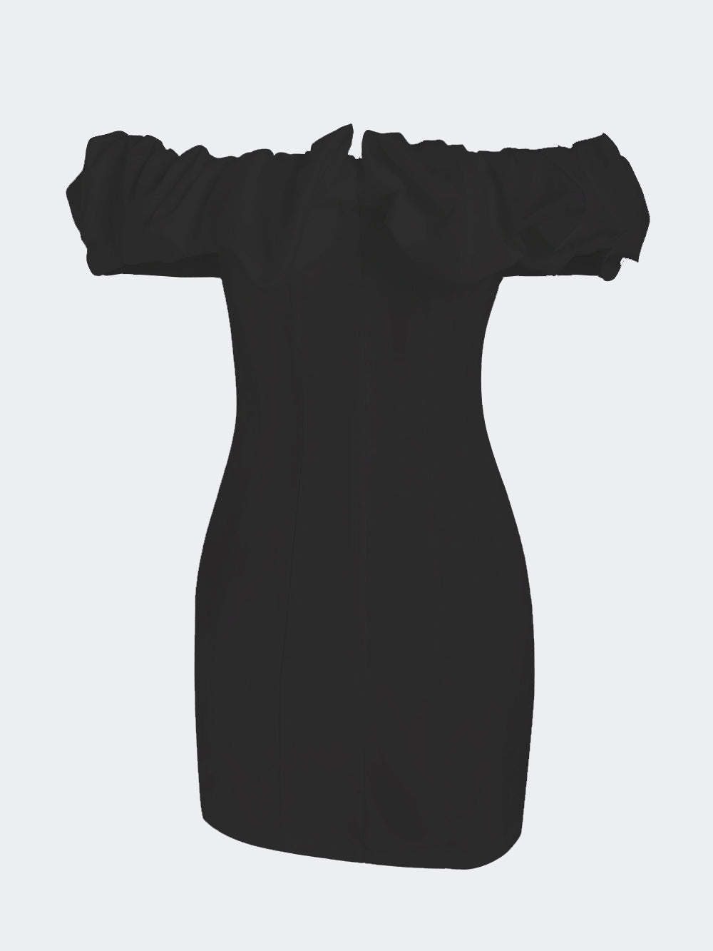 Satin Ruffled Strapless Mini Dress Newgew Dresses