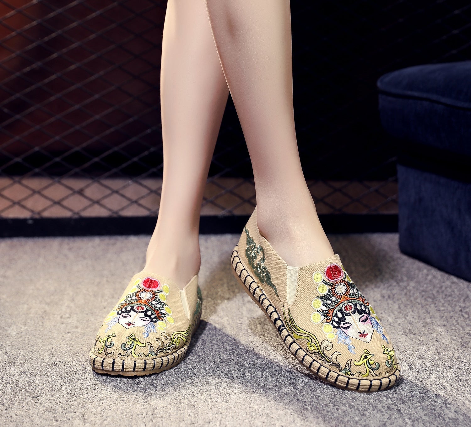 Women's & Men's Cotton Linen Strong Cloth Soles Leisure Small Canvas Shoes Newgew