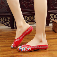 Style Retro Walking In The Waves Canvas Shoes Newgew