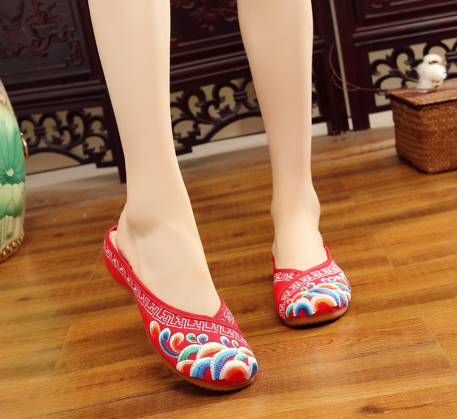 Style Retro Walking In The Waves Canvas Shoes Newgew