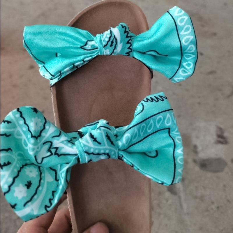 Fashion All-match Bow Beach Slippers NewGew