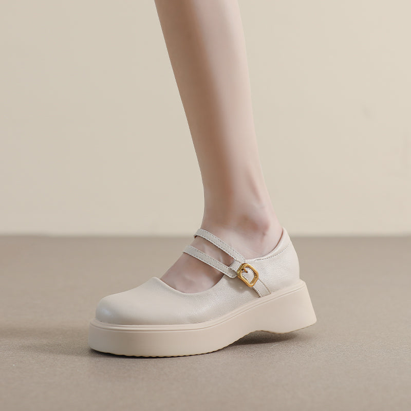 Women Minimalist Soft Casual Mary Jane Shoes Newgew Shoes