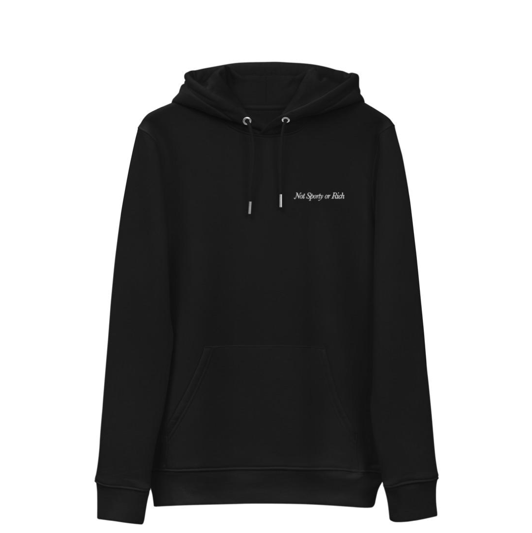 AFFICIAL 'Not Sporty or Rich' Premium Embroidered Hoodie Newgew