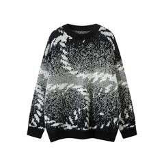 Abstract Rope Knitted Sweater Newgew