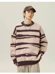 Abstract Stripe Sweater Newgew