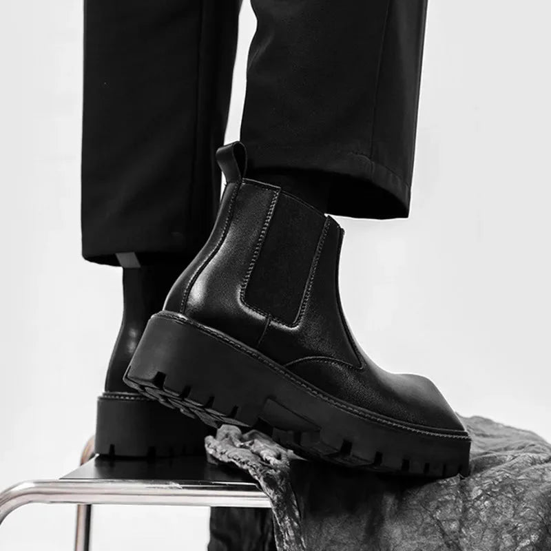 Angled Toe Chelsea Boots Newgew