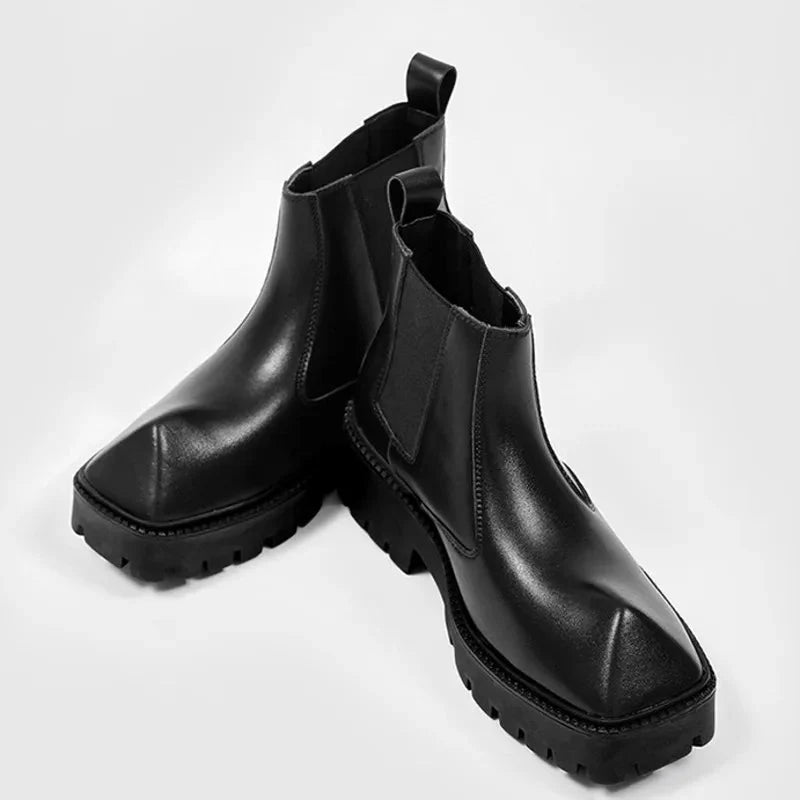 Angled Toe Chelsea Boots Newgew