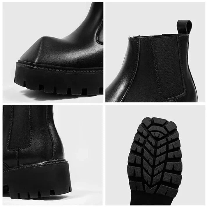 Angled Toe Chelsea Boots Newgew