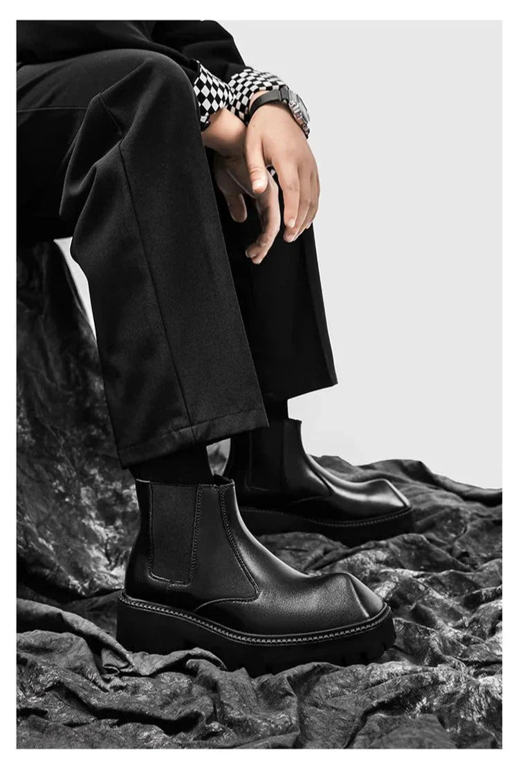 Angled Toe Chelsea Boots Newgew