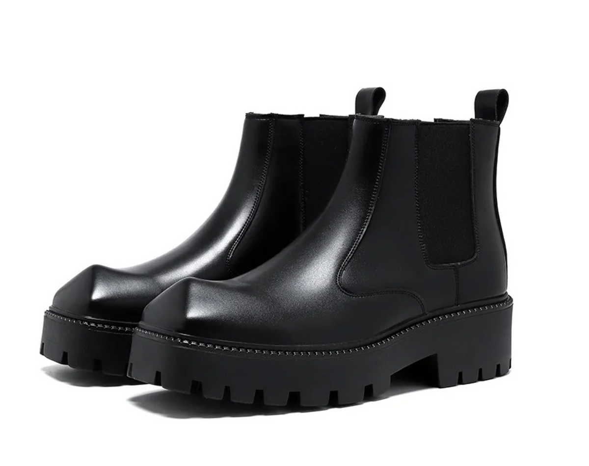 Angled Toe Chelsea Boots Newgew