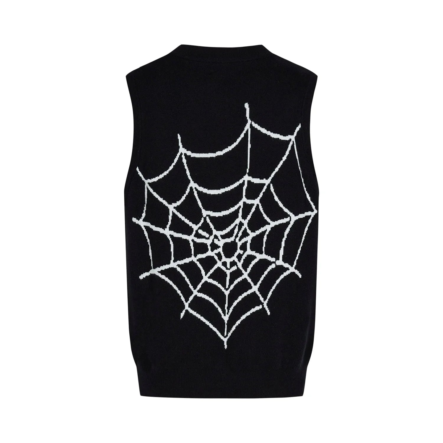 BLACK AIR Spider Jacquard Sweater Vest Newgew