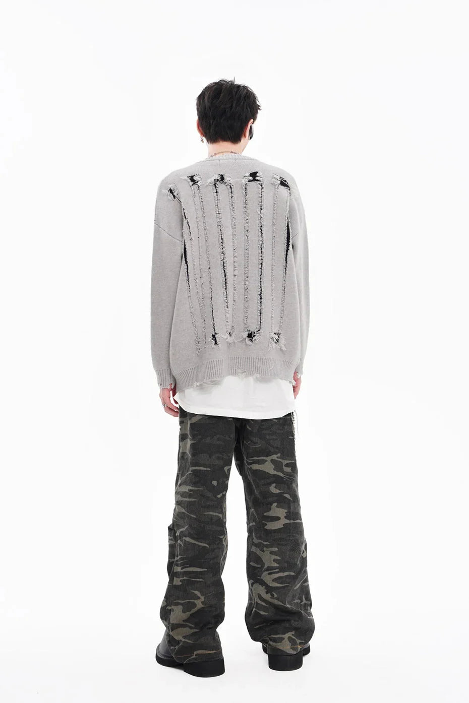 BLUREMO 'Mood' Edge Cut Sweater Newgew