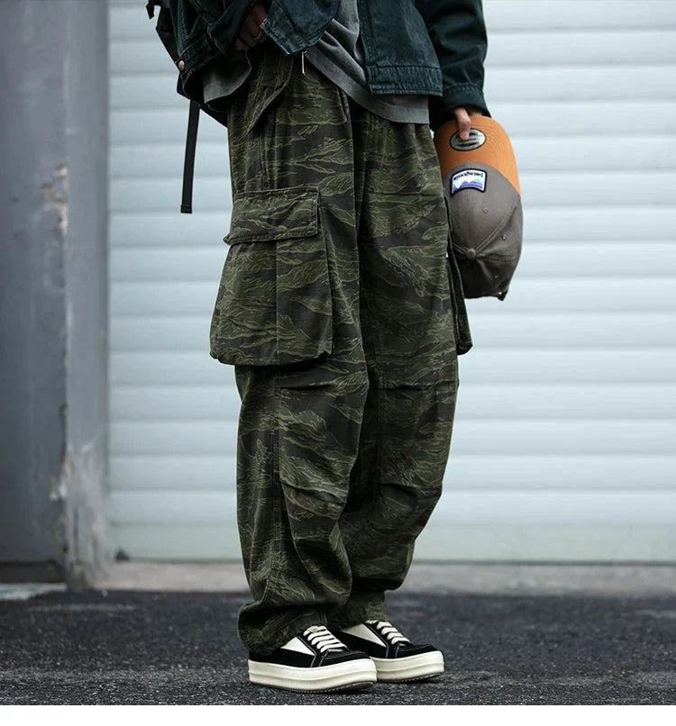 Baggy Camo Cargo Pants Newgew