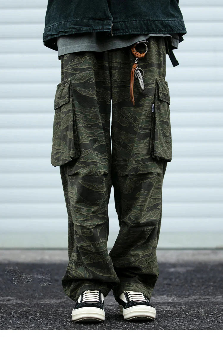 Baggy Camo Cargo Pants Newgew