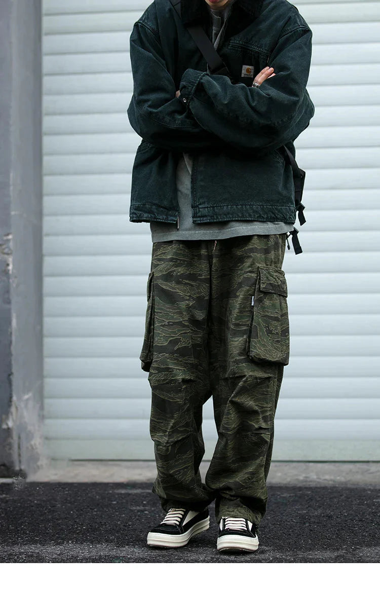 Baggy Camo Cargo Pants Newgew