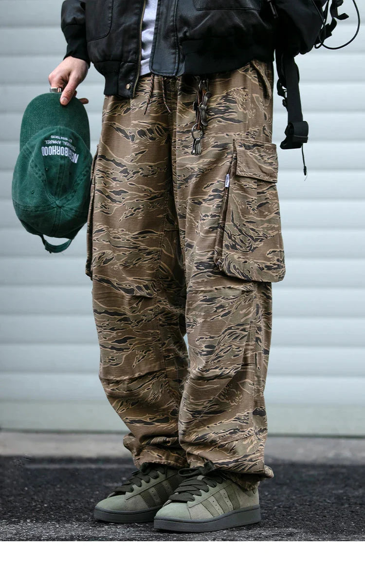 Baggy Camo Cargo Pants Newgew