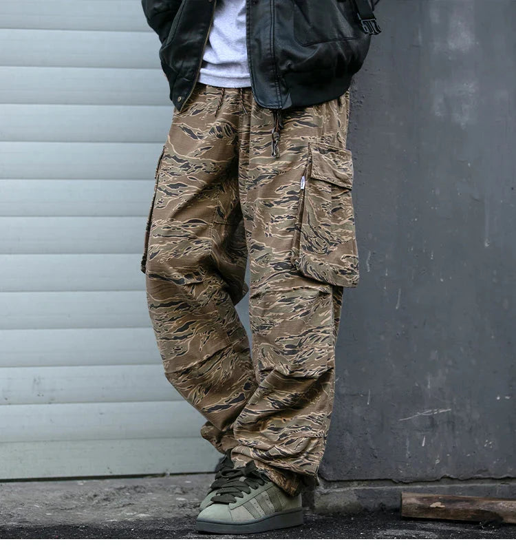 Baggy Camo Cargo Pants Newgew