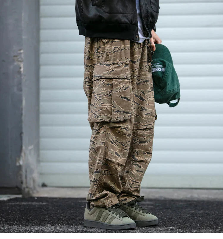 Baggy Camo Cargo Pants Newgew