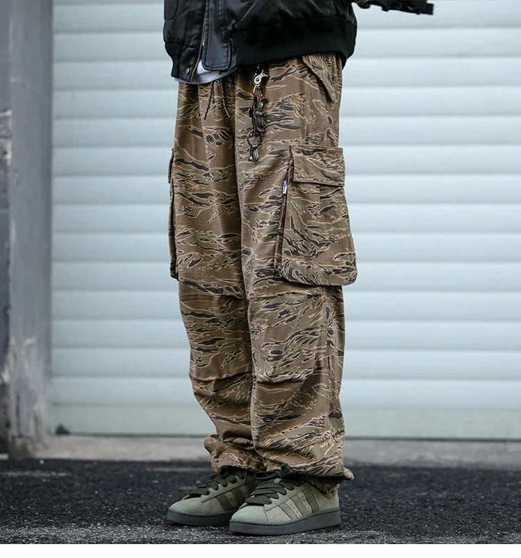 Baggy Camo Cargo Pants Newgew